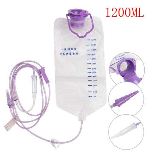 Carejoy Pro 1200ML Disposable Enternal Nutrition Infusion Bag for Easy Feeding Tube Use