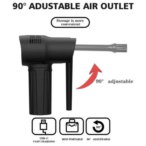 Wireless USB Handheld Electric Dust Blower for Cleaning Electronics and Gadgets