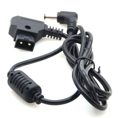 Professional Right Angle D-Tap to 5.5x2.5mm DC Power Cable for DSLR and BMCC Cameras