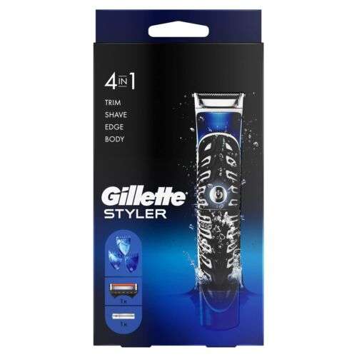 Gillette Fusion Proglide 4-in-1 Styler: Trim, Shave, Edge, and Groom Beard & Body Hair.