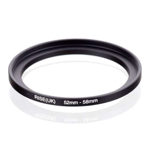 52mm to 58mm Step-Up Filter Ring Adapter for Enhanced Photography
