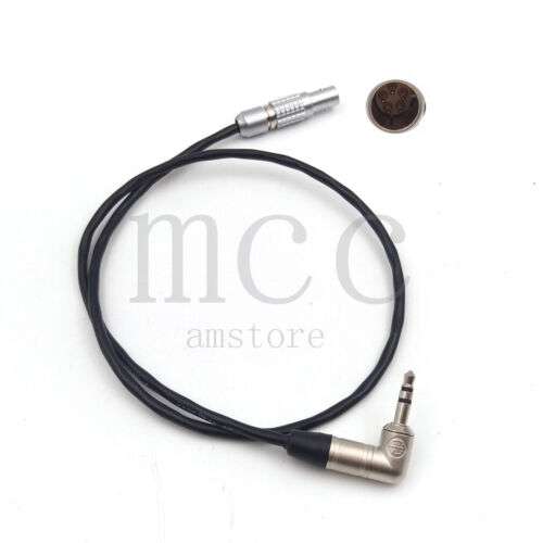 Professional Timecode Cable: Tentacle 3.5mm to Arri Alexa Mini LF, ZCAM E2, 0B 5-Pin (20")