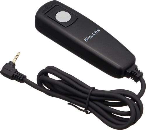 NinoLite RS-60E3 Remote Switch for Canon Cameras - 8000D, 70D, 60Da, X70, X8i, X7i, G1X.