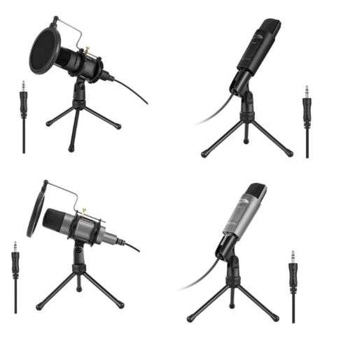 Universal Wireless Mic for Presentations, Live Streaming, and Recording with Noise Cancellation and High Sensitivity