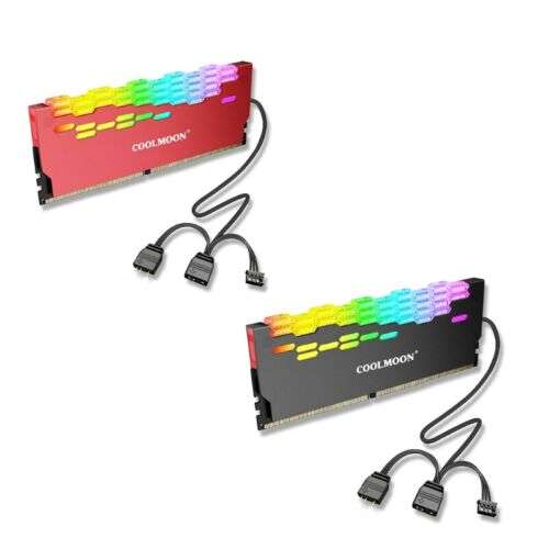 RGB Heatsink Memory Cooler: Overclock Your Gaming Performance with Style