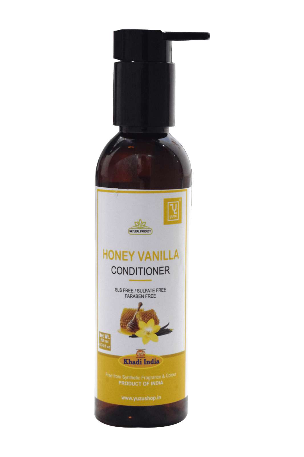 Yuzu Honey & Shikakai Natural Conditioner for Healthy Hair - Paraben Free, Herbal, 210ML