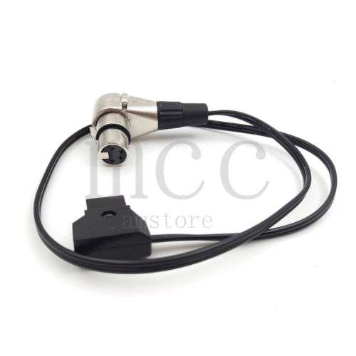 D-Tap to 4-Pin XLR Extension Cable for 4K Camera Power Supply with V-Mount Battery