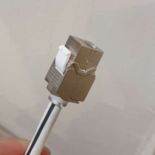 Toolless RJ45 Keystone Module: Full Shielded FTP, Zinc Alloy for Secure Network Connections