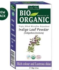 Indus Valley Organic Indigo Powder for Natural Hair Dye, 100g, Pure & Safe