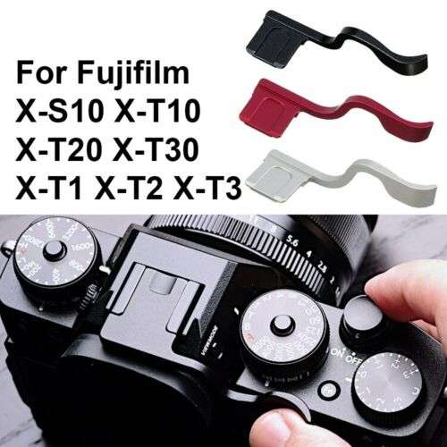 Alumi Thumb Rest Thumb Grip Hot Shoe Cover for Fuji XT2 XT3 XT10 XT20 XT30 - Improve Camera Grip & Stability