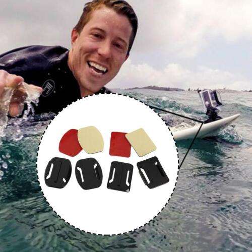5Pcs Helmet Mount Kit: Flat & Curved Adhesive for GoPro Action Cameras