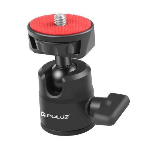 Mini Ball Head Adapter for Light Bracket: 1.5kg Load, Metal Tripod Mount for Photography & Videography.