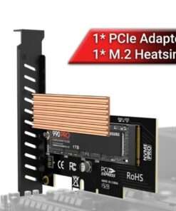 Alternative view of High-Speed NVMe SSD Expansion Card: PCI-e to PCI-e 64Gb Host Controller for Enhanced Storage