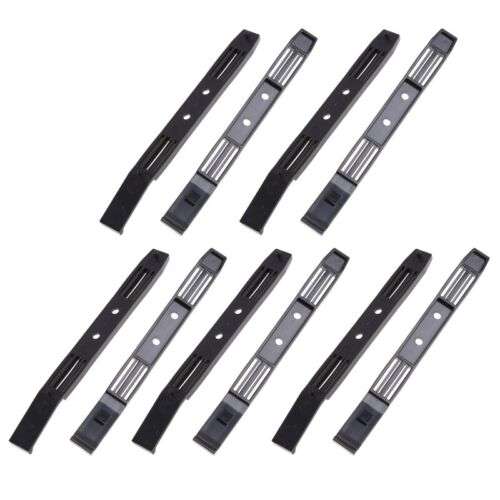 5 Pack Black Chassis Hard Rails: Secure Mounting for Electronics and Components