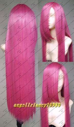 Cosplay Rosario Vampire Long Straight Wig with Hairnet for Perfect Transformation