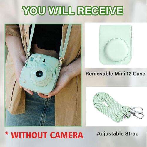 Fujifilm Instax Mini 12 & 11 Camera Case with Adjustable Strap for Easy Carrying and Protection