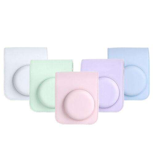 Fujifilm Instax Mini 12 Camera Case: PU Leather Bag with Shoulder Strap for Protection and Style