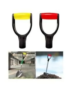 Ergonomic Shovel Handle Grip - Replace Worn D Handles for Yard and Garden Work