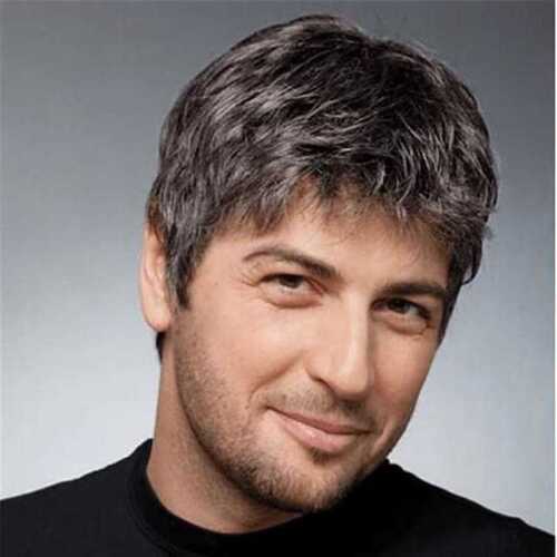 Chic Short Straight Cut Synthetic Hair Men's Wig for a Sleek and Modern Look
