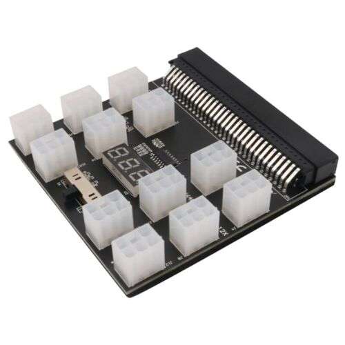 PCI-E 6Pin to 12V Adapter Board for Ethereum Mining Power Supply Conversion