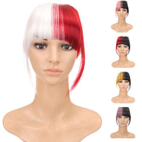 Breathable Realistic Fake Qi Lightweight Bangs For Women Beauty Fashion Party^