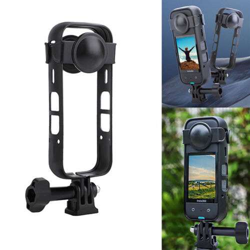 Insta360 ONE X3 Sports Camera Cage Frame with Lens Cap Cover and Extension Adapter for Enhanced Protection and Versatility