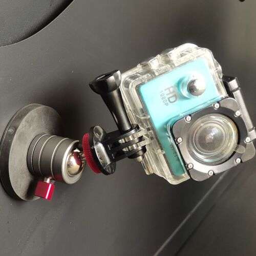 Mini Magnetic Head Camera Tripod Mount for Action Cameras and Sports Photography