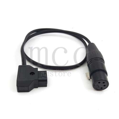 D-Tap to XLR 4 Pin Female Cable for Practilite 602, DSLR Cameras, Sony F55, SXS, 24"
