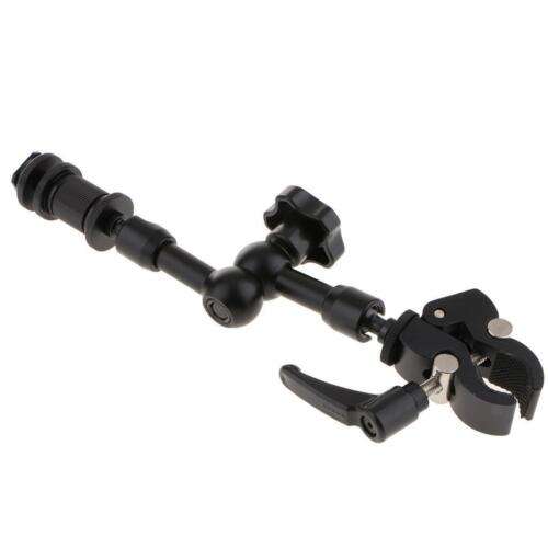 7" Articulating Friction Arm with 1/4" Threads for Shoe Mount Cameras and Accessories