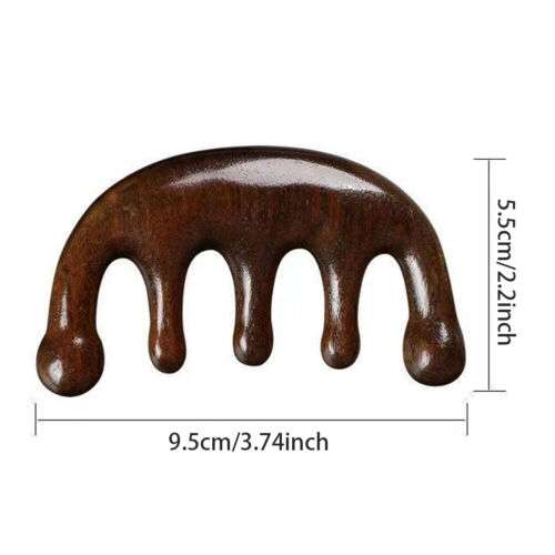 Anti-Static Wide Tooth Comb: Relaxing Scalp Massage for Smooth, Detangling Hair