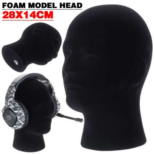 Professional Male Foam Mannequin Head for Wigs, Caps, and Hairpiece Display