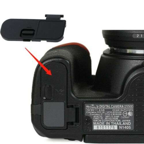 Nikon D5500/D5600 Battery Door Cover Lid Replacement - Secure Your Camera's Power Source