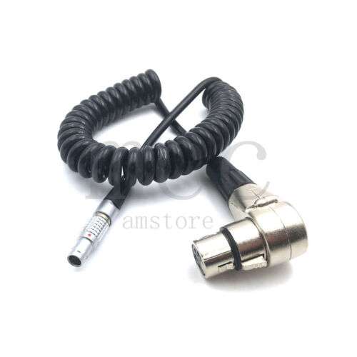 12V 2-Pin to XLR 4-Pin Female Power Cable for ARRI ALEXA Camera Monitor