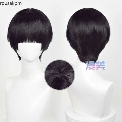 Long Black Cosplay Wigs Straight With Side Bang Anime Wigs Synthetic Hair  For Sweet Girls  Wish