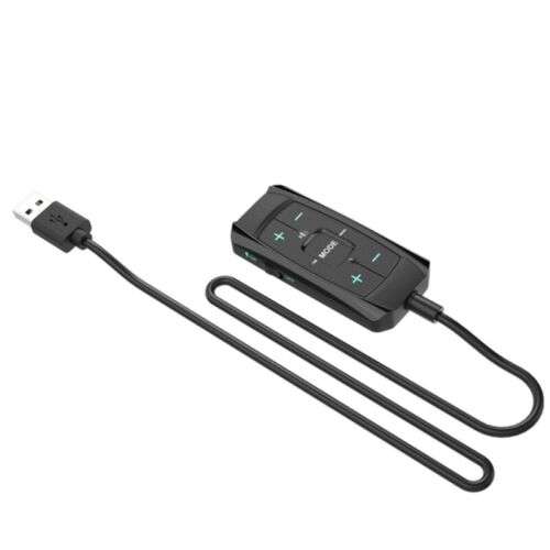 7.1 Channel 3D Surround Sound USB External Sound Card for Gaming & PC Audio