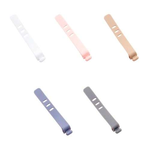 Keep Your Earphone Cables Tidy:  Fixed Earphone Charging Cable Data Wire Storage Tie Fixer Buckle Line