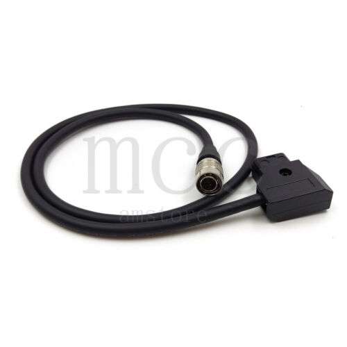 Hirose 4 Pin to D-Tap Power Cable: 18" for ZOOM F8 Recorder, Sound Devices MixPre10T