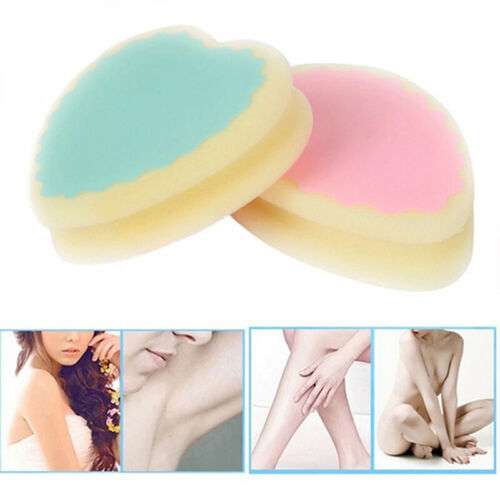 Painless Hair Removal Sponge for Smooth Skin: Reusable Depilating Sponge Pad for Physical Epilation.