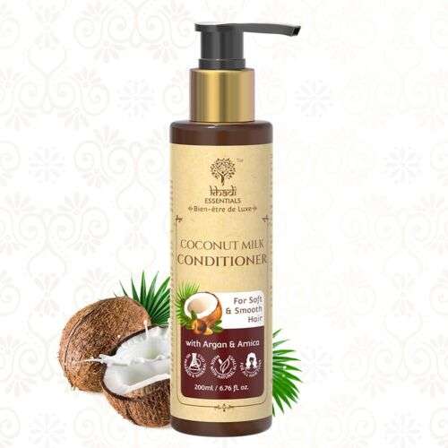 Khadi Essentials Coconut Milk Conditioner for Soft, Smooth, and Hydrated Hair - 200 ml