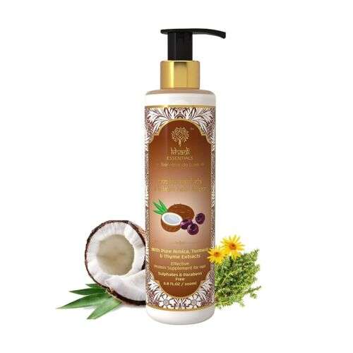 Khadi Essentials Coconut Shampoo: Nourishing & Repairing for Dry & Damaged Hair (200 ml)