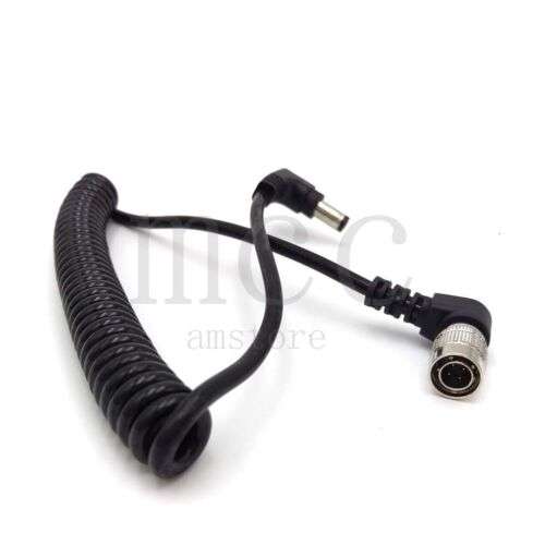 4-Pin Hirose Male to Elbow 2.5mm DC Power Cable for ZOOM F8, F4, and Sound Devices 664
