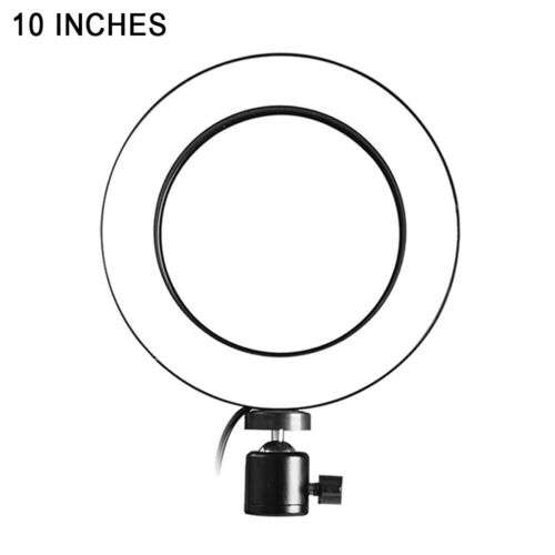 Professional Dimmable LED Ring Light for YouTube Videos, Makeup, Selfies, and Phone Photography