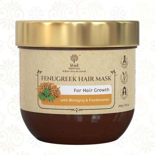 Khadi Essentials Fenugreek Hair Mask: Boost Hair Growth & Control Hair Fall - 200g