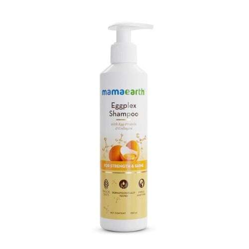 Mamaearth Eggplex Shampoo: Strengthen Hair with Egg Protein & Collagen, 250ml