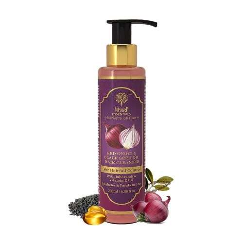 Khadi Essentials Onion Shampoo: Stimulate Hair Growth & Fight Hair Loss (200ml)