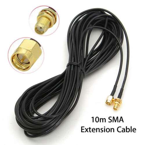 10M SMA Extension Cable: Extend WiFi Router Antenna Range for Better Signal.