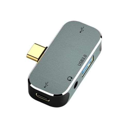 Ultimate Type-C Hub: 1x3.0 + 2x2.0 USB, 3.5mm Audio, for Phone, Computer, & More!