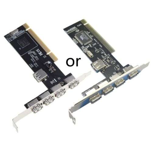 PCI to 4 USB 2.0 Expansion Card: Add 4 USB Ports to Your Desktop Computer