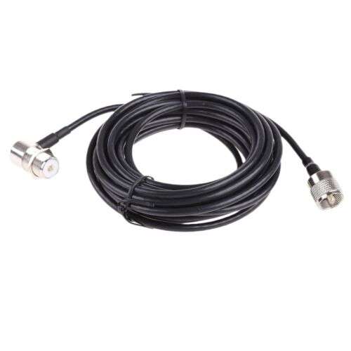 5 Meter UHF PL259 Male to SO239 Female RG58 Antenna Cable for Mobile Radio Communication