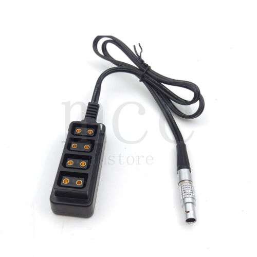 Arri Alexa Tilta Camera 20" 12V D-Tap Splitter Power Cord with 4-Port Output